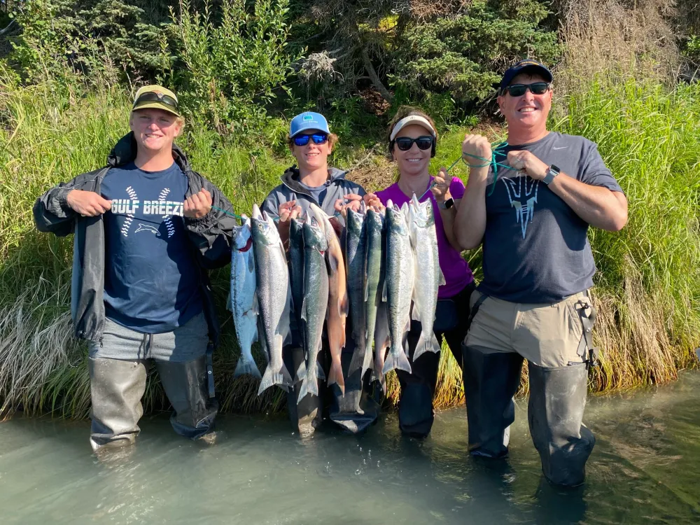 Three quarter day guided fishing trip on the Kenai River Alaska