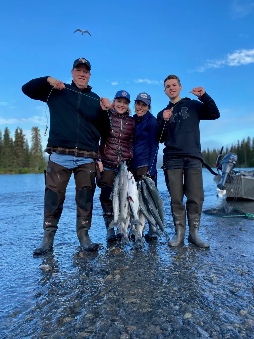 3/4 day Kenai salmon fishing trip